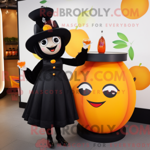 Mascot character of a Black...