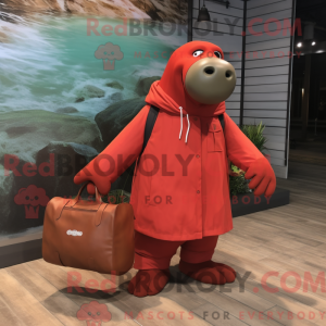 Mascot character of a Red...