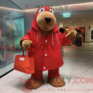 Mascot character of a Red...