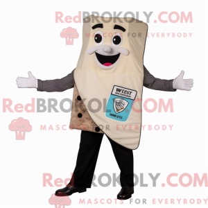Mascot character of a White...