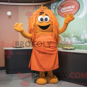 Mascot karakter van een...