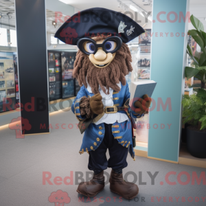Mascot character of a Navy...