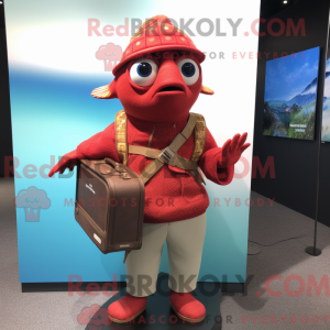 Mascot character of a Red...