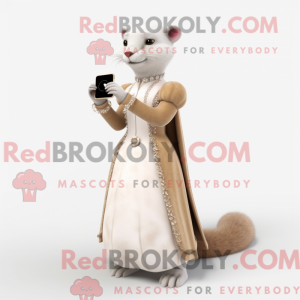 Mascot character of a Cream...