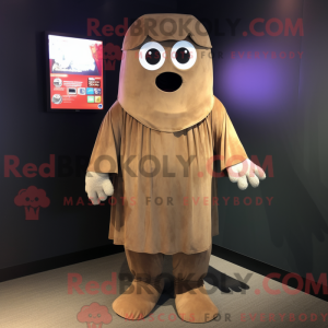 Maskot postava Hnědého...