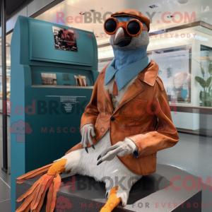 Mascot character of a Rust...