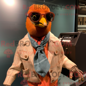 Mascot character of a Rust...