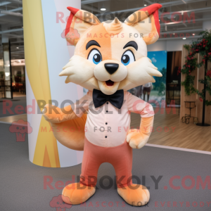 Mascot character of a Peach...