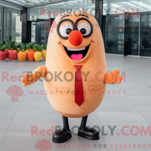 Mascot character of a Peach...