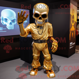 Maskottchen eines goldenen...