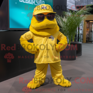 Mascot character of a...