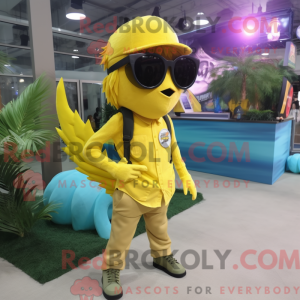 Personnage mascotte d un...