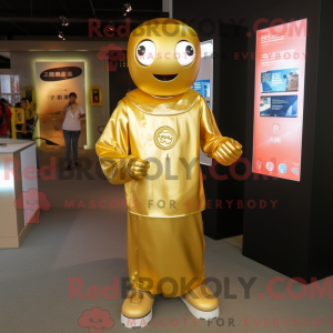 Mascot character of a Gold...