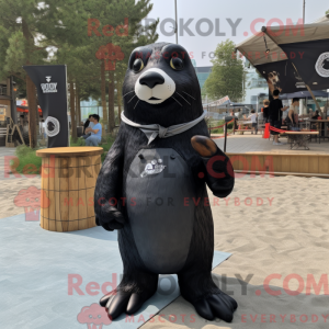 Mascot karakter van een...