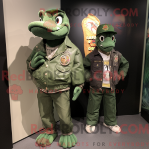 Mascottefiguur van een...