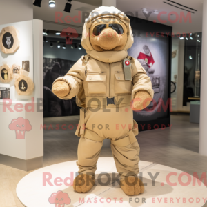 Mascottefiguur van een...