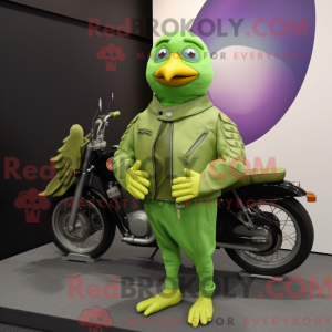 Mascot character of a Lime...
