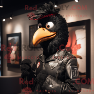 Mascot character of a Black...
