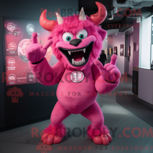 Personagem de máscara de um...
