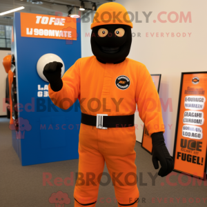 Maskot karakter af en...