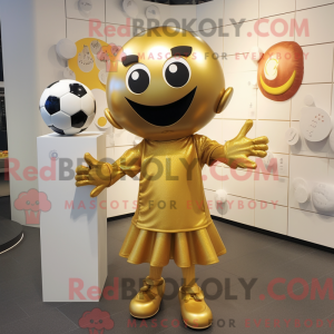 Mascot character of a Gold...