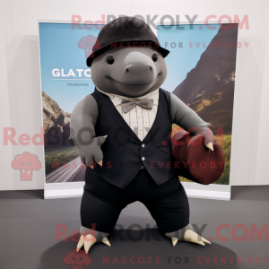 Mascot character of a Black...