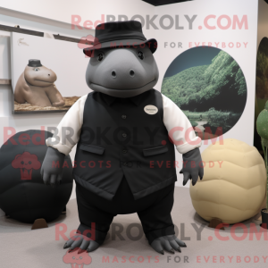 Mascot character of a Black...