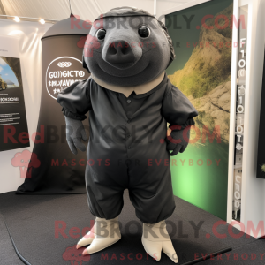 Mascot character of a Black...