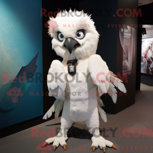Mascot character of a White...