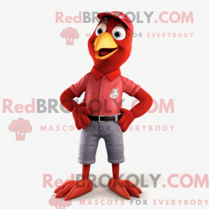 Mascot character of a Red...