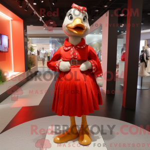 Mascot character of a Red...