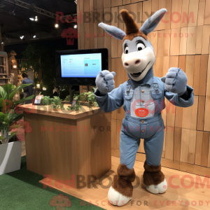 Personaggio mascotte asino...