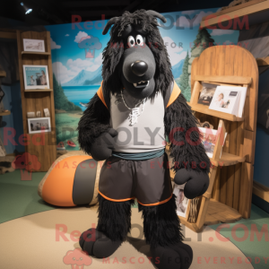 Mascot character of a Black...