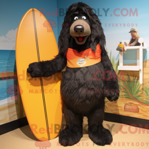 Mascot character of a Black...
