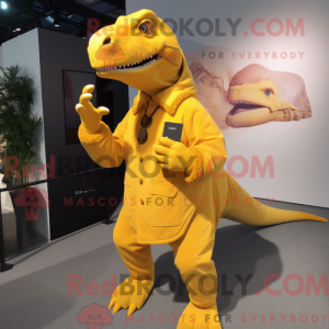 Mascot karakter van een...