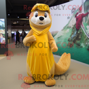 Mascot character of a Gold...