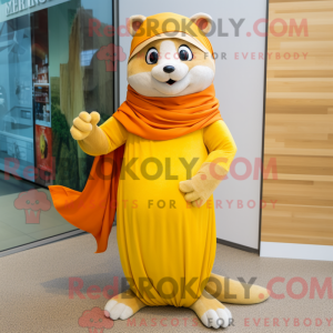 Mascot character of a Gold...