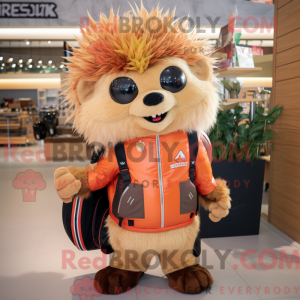 Mascot character of a Peach...