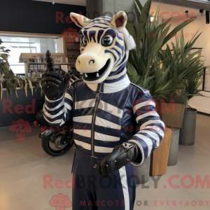 Mascot character of a Navy...