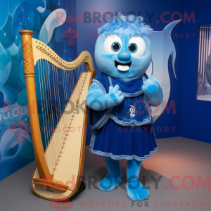 Mascot character of a Blue...