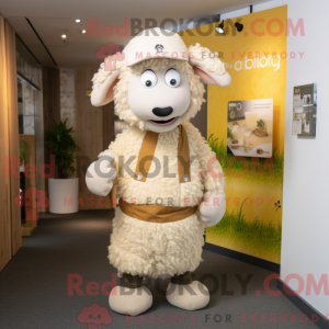 Mascot character of a Cream...