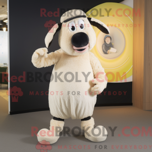 Mascot character of a Cream...