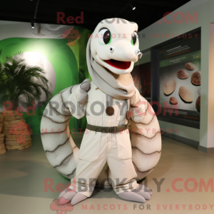 Mascot character of a White...