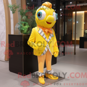 Mascot character of a Lemon...