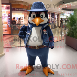 Maskotfigur af en Navy...
