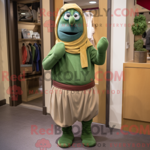 Mascot character of a Olive...