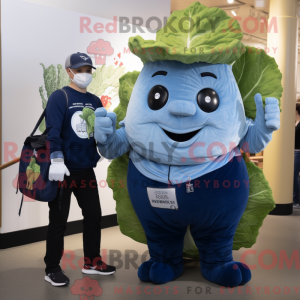 Mascot character of a Navy...