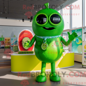 Mascot character of a Lime...