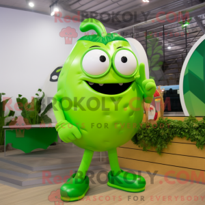 Mascot character of a Lime...