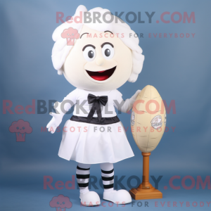 Mascot character of a White...